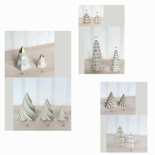 Load image into Gallery viewer, Concrete Christmas Trees - White - Tree&#39;s 7/8 Featured
