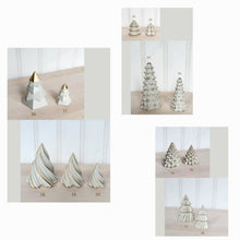 Load image into Gallery viewer, Concrete Christmas Trees - White - Tree&#39;s 1/2/3 Featured
