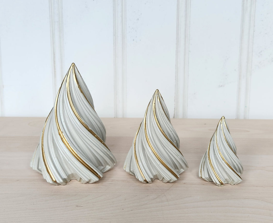 Concrete Christmas Trees - White - Tree's 18/19/20 Featured