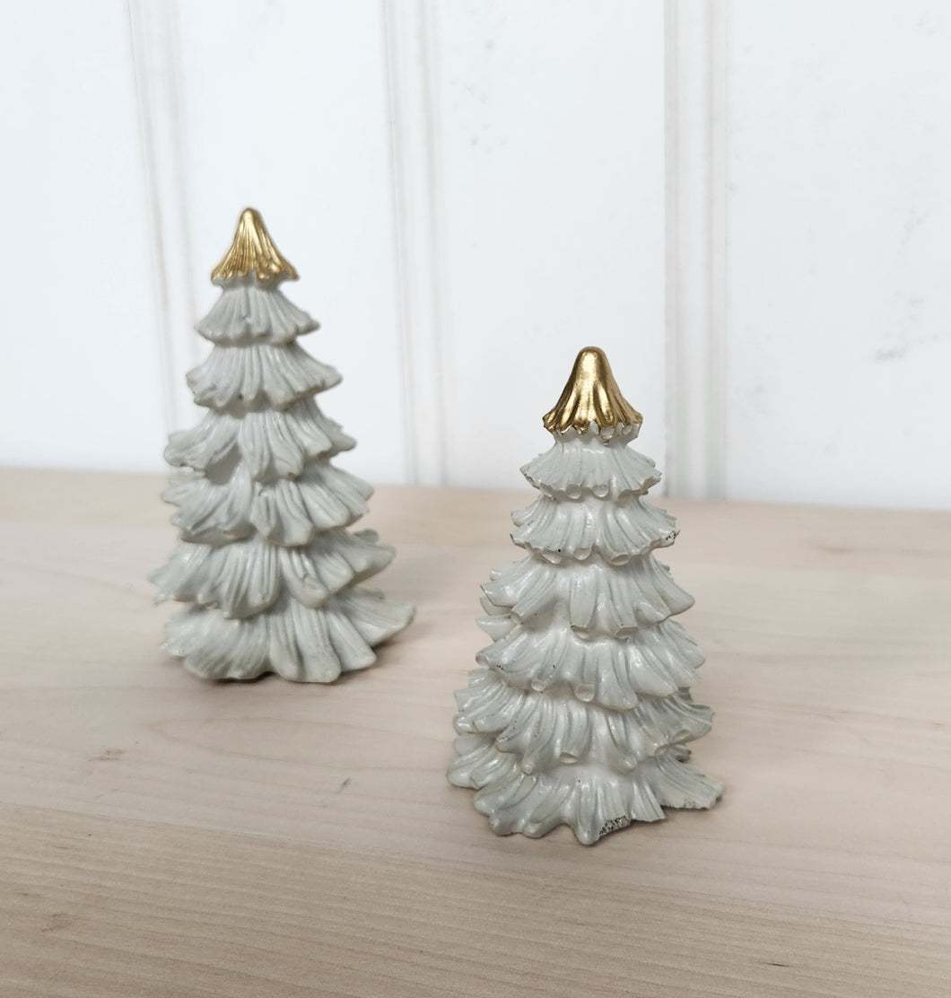 Concrete Christmas Trees - White - Tree's 7/8 Featured